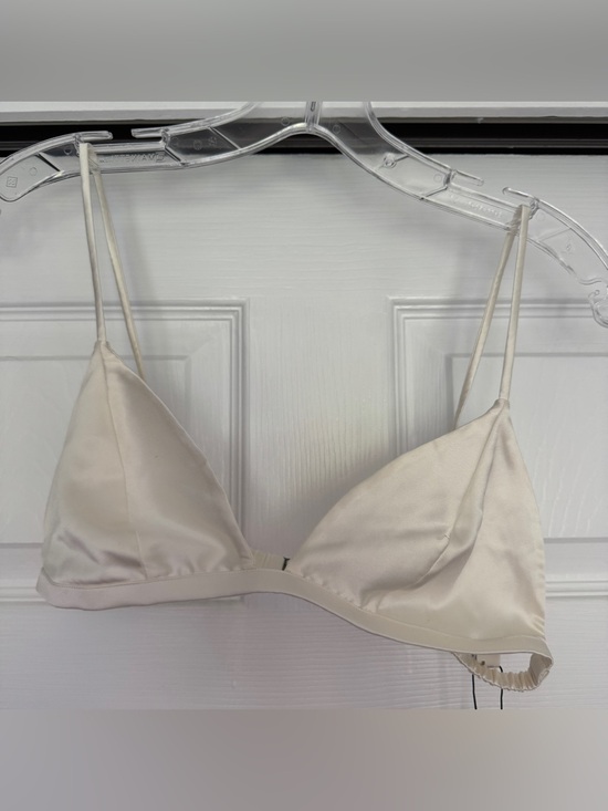 Fleur du Mal Other - FLEUR DU MAL | NWT Luxe Triangle Bra MEDIUM - ivory